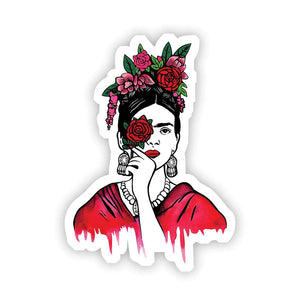 Vinyl Sticker - Frida Kahlo Roses