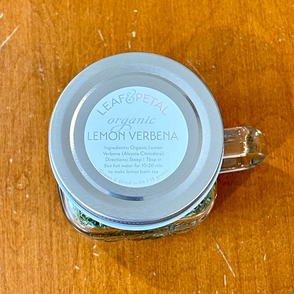 Herb Jars - Organic Lemon Verbena