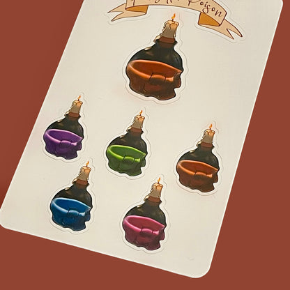Vinyl Sticker Sheet - Forgotten Poison