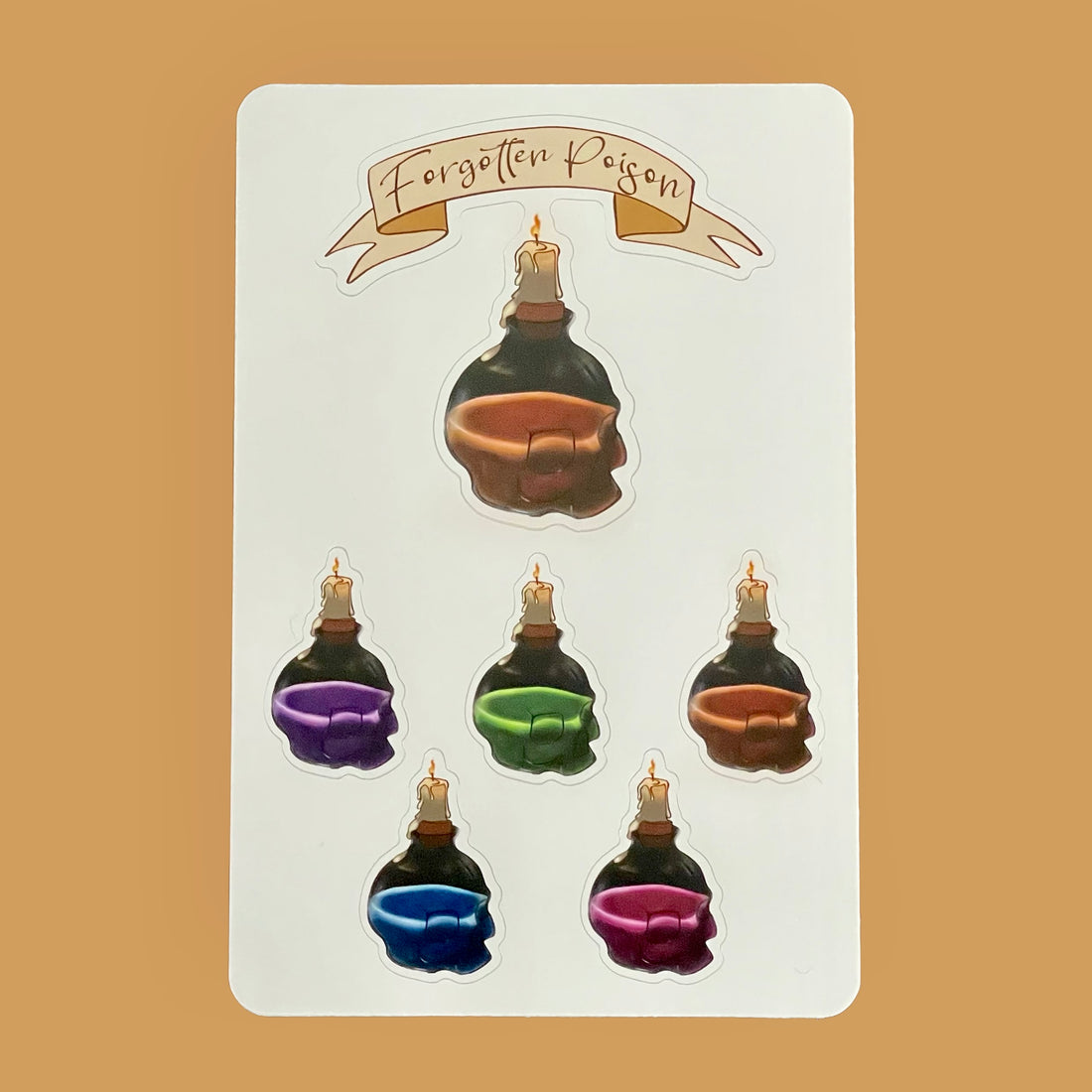 Vinyl Sticker Sheet - Forgotten Poison