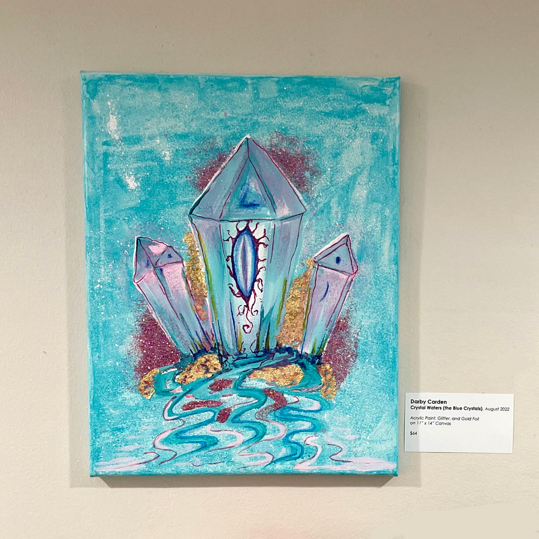 “Crystal Waters (the Blue Crystals)” by Darby Carden