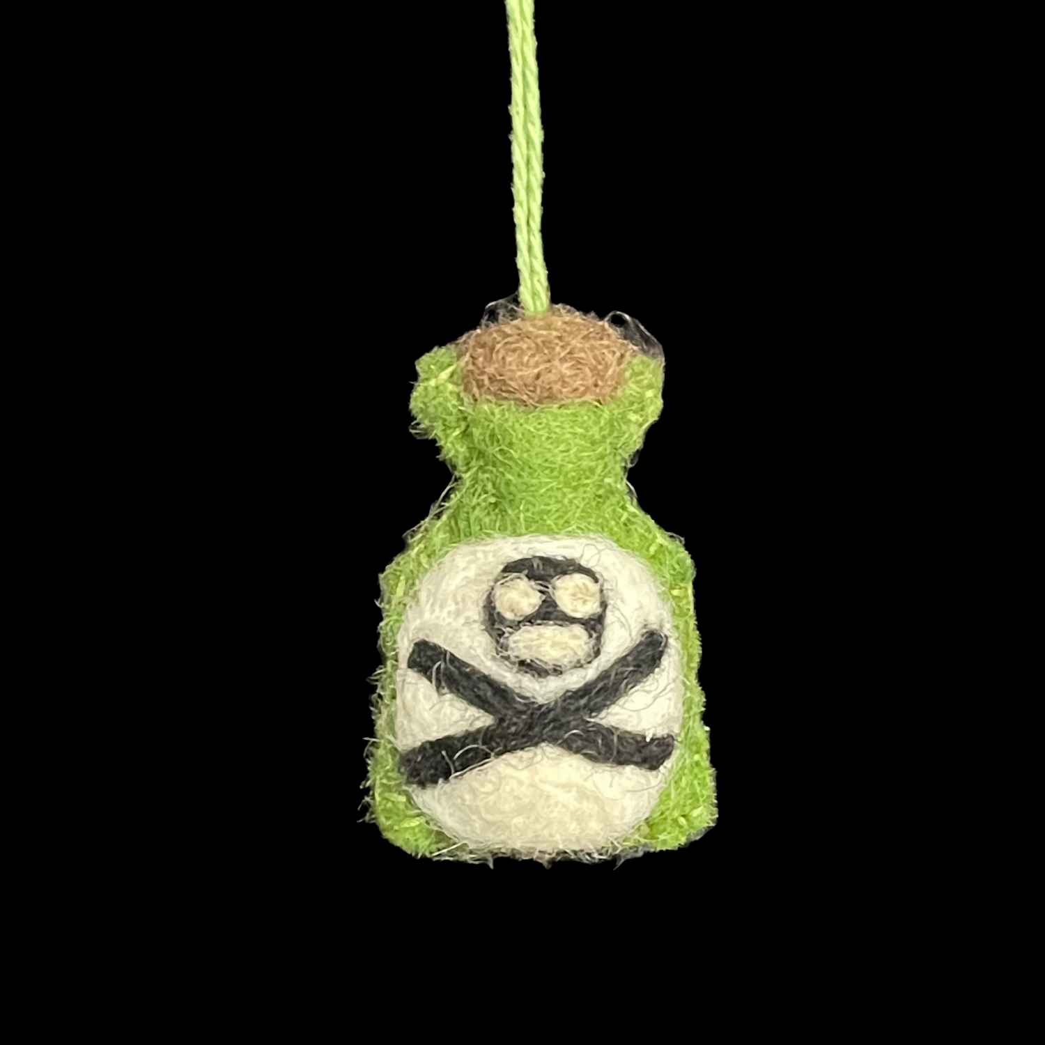 Handmade Felt Ornament - Halloween Tricks