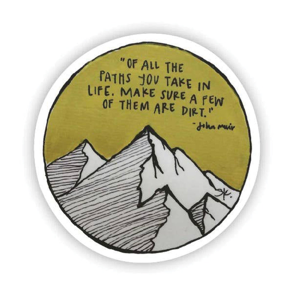 Vinyl Sticker - John Muir