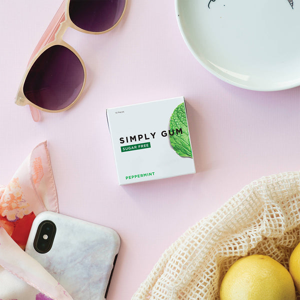 Natural Chewing Gum - Peppermint (Sugar Free)