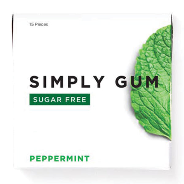 Natural Chewing Gum - Peppermint (Sugar Free)