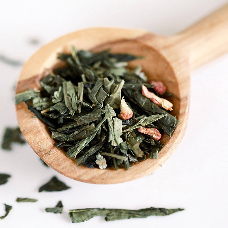 Raspberry Vine Green Tea – Leaf and Petal