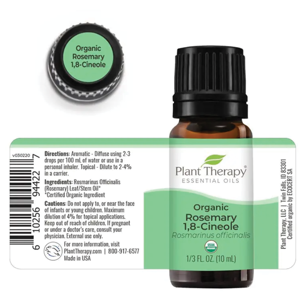 Essential Oils - Organic Rosemary 1,8-Cineole