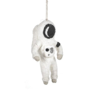 Handmade Felt Ornament - Spaceman Sam